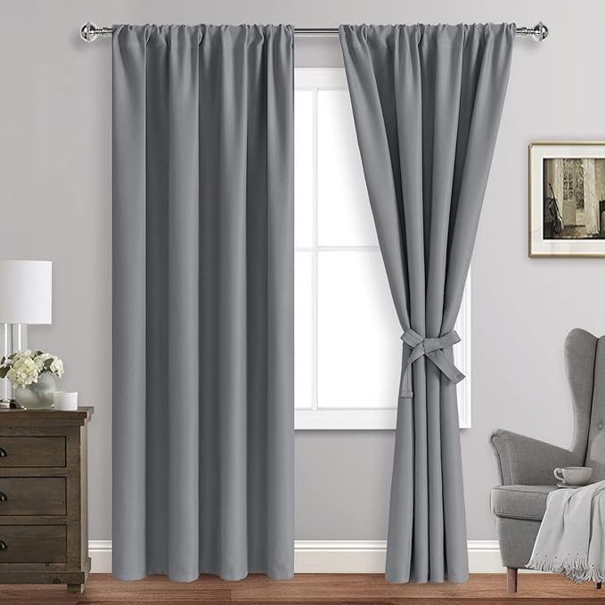JIUZHEN Blackout Curtains for Bedroom by JIUZHEN