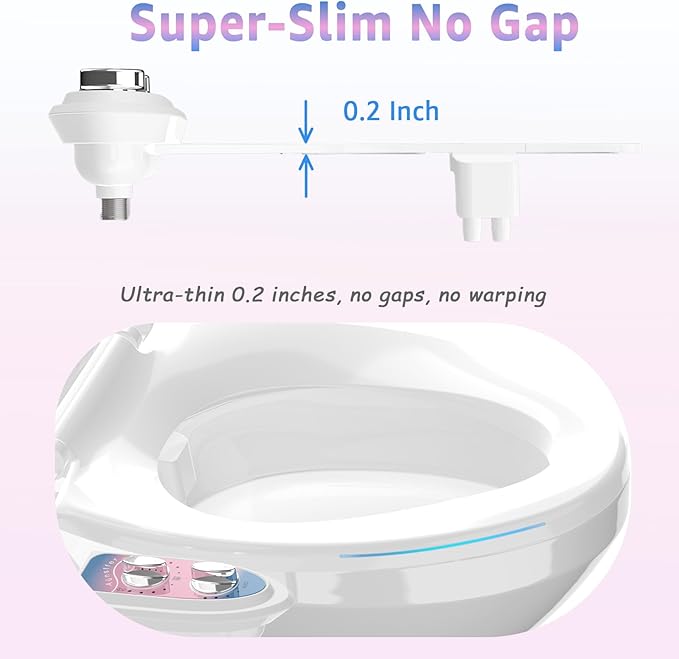 Toilet Bidet Attachment for Toilet, No-Electric Fresh Cold Water - Image 5
