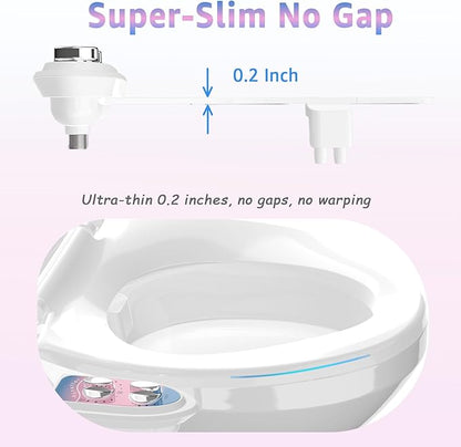 Toilet Bidet Attachment for Toilet, No-Electric Fresh Cold Water - Image 5