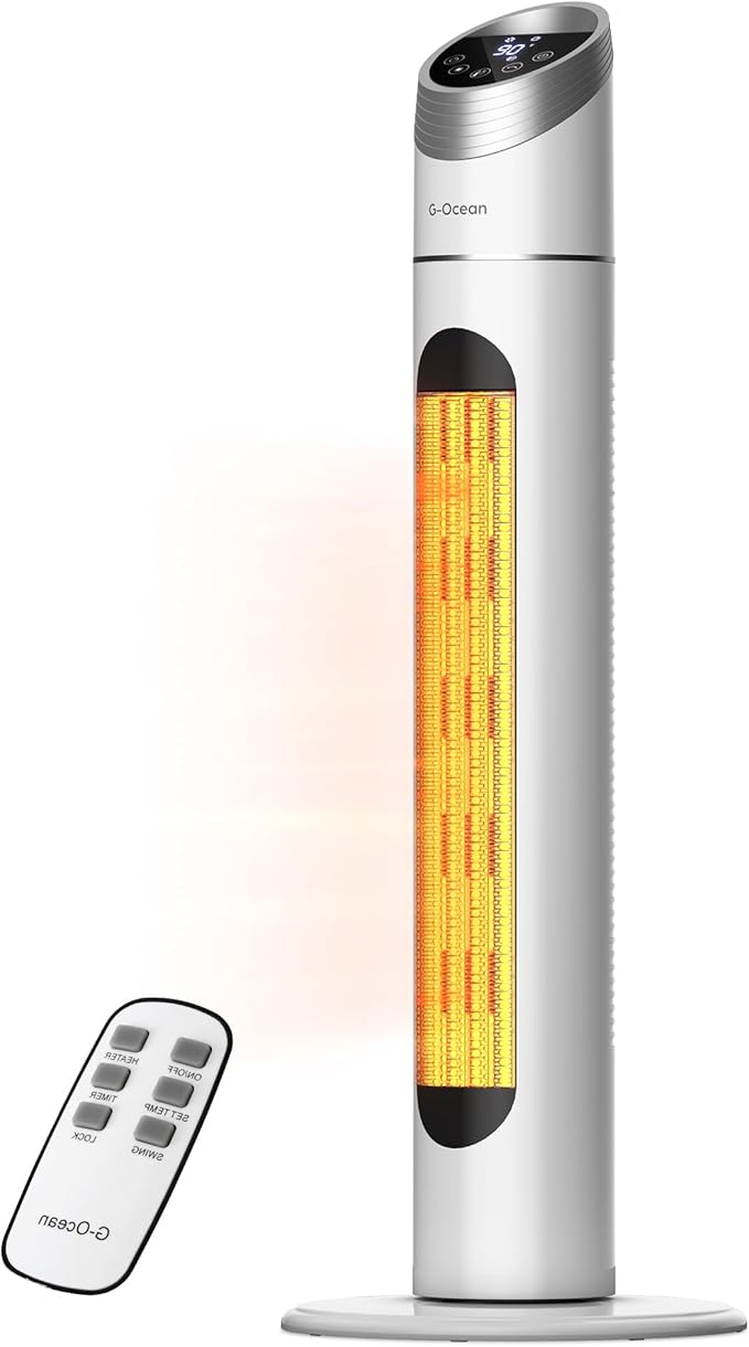 Space Heater, 1500W Tower Heater by G-Ocean