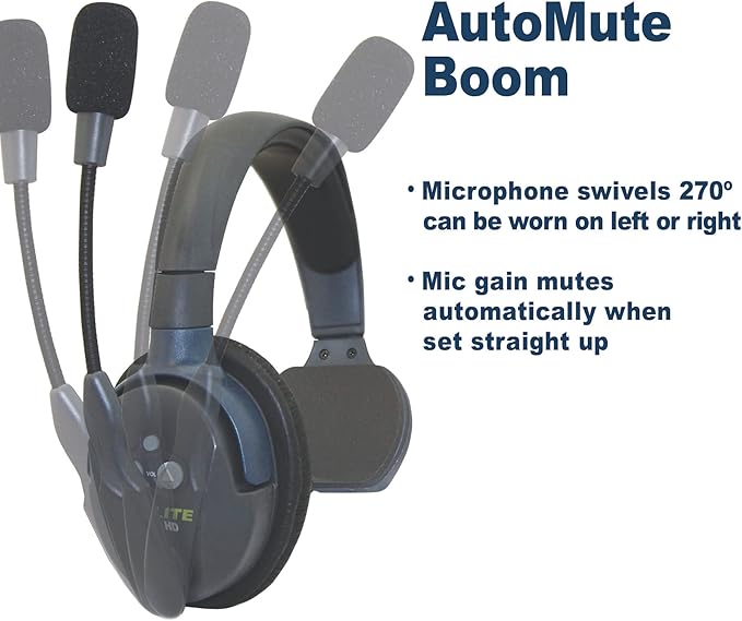 Eartec UL2SD Ultralite-HD 2-Person Full Duplex Wireless Intercom Headset - Image 3