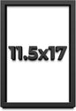 11.5x17 Black Shadow Box Frame by CustomPictureFrames