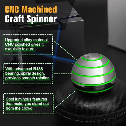 Kinetic Spinning Desk Toy Glow in The Dark - Image 5