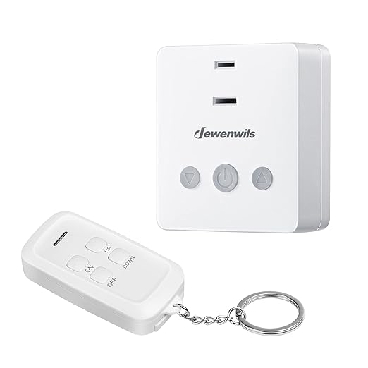 DEWENWILS Plug-in Lamp Dimmer Switch, Wireless Remote Dimmer Plug by DEWENWILS