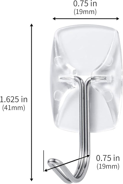 100 Small Hooks+120 Removable Strips, Damage-Free Utility Hooks, Heavy Duty - Image 2