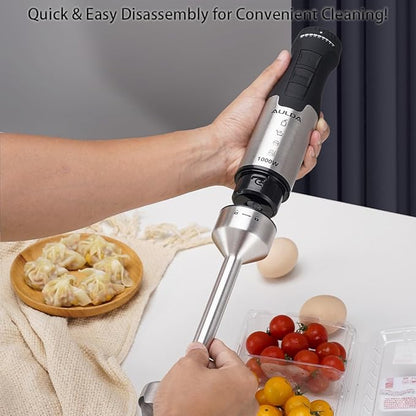 1000W Electric Immersion Blender, 20-Speed Hand Blender - Image 2
