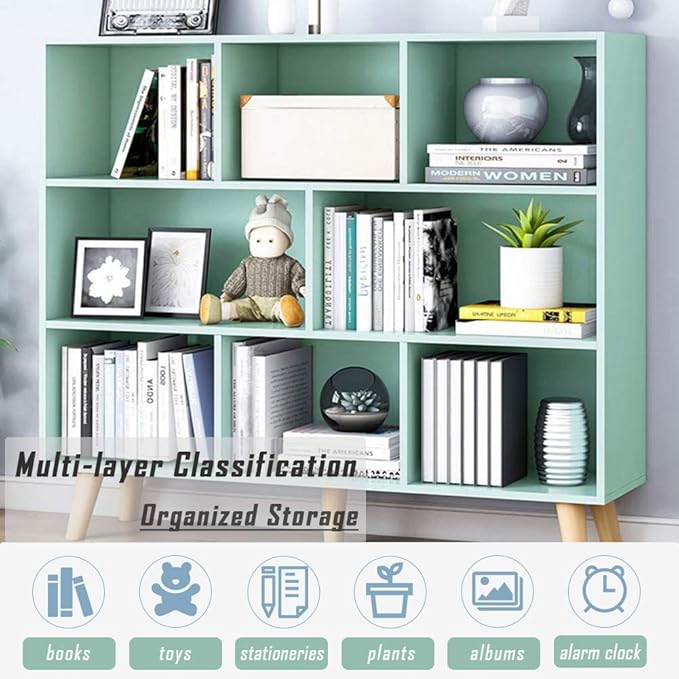 IOTXY Wooden Open Shelf Bookcase - Image 6