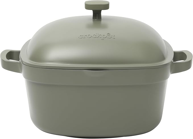 Crock-Pot Northvale Cast Aluminum Lightweight Durable 5.2 Quart Heavy Duty by Crock-PotBrand