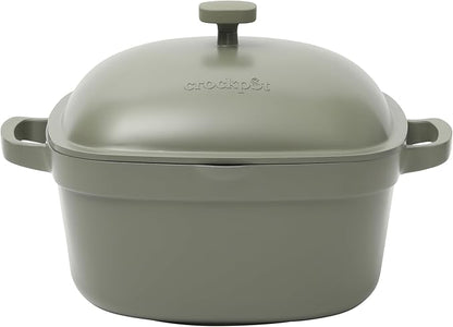 Crock-Pot Northvale Cast Aluminum Lightweight Durable 5.2 Quart Heavy Duty by Crock-PotBrand