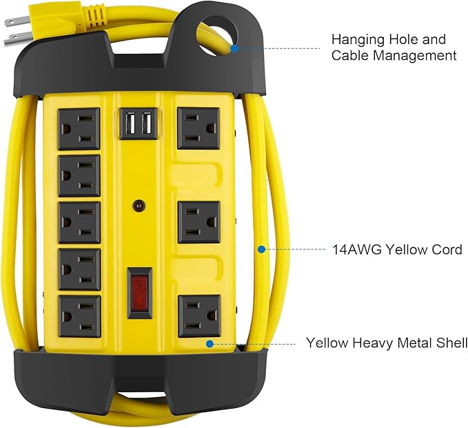 CCCEI Heavy Duty Power Strip - Image 6