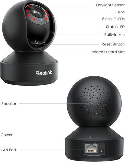 REOLINK Smart 4K UHD Pan & Tilt Dual-Band Wi-Fi 6 Indoor Security Camera - Image 9