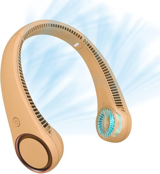 CIVPOWER Neck Fan: Portable Personal Neck Cooling Rechargeable Bladeless Fan by CIVPOWER