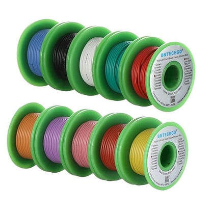 BNTECHGO 20 Gauge Silicone Wire Kit 10 Color Each 50 ft Flexible 20 AWG - Image 2