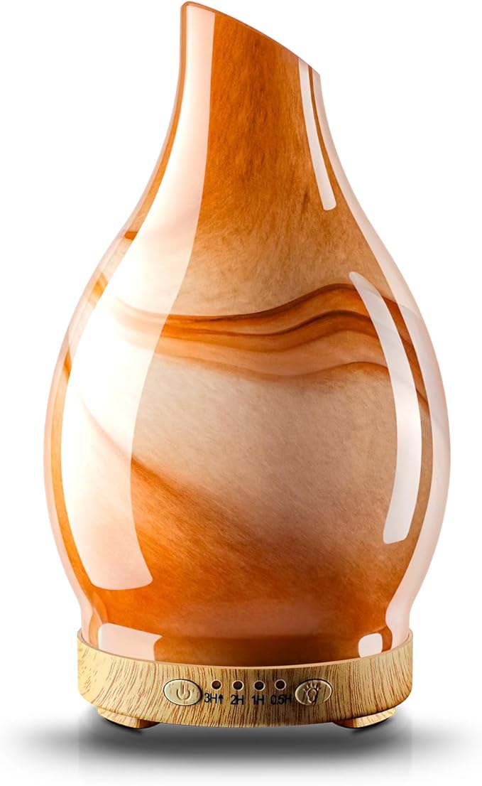 Essential Oil Diffuser, 120 ml Glass Aromatherapy Diffuser by JOYOLO