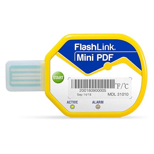 Deltatrak 85 Days USB Temperature Data Logger Recorder in-Transit Trip Single by DeltaTrak