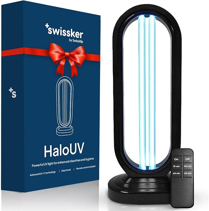 Swissklip Swissker HaloUV, Mold Remover, Home Disinfection Device, Dust Mites by Swissklip