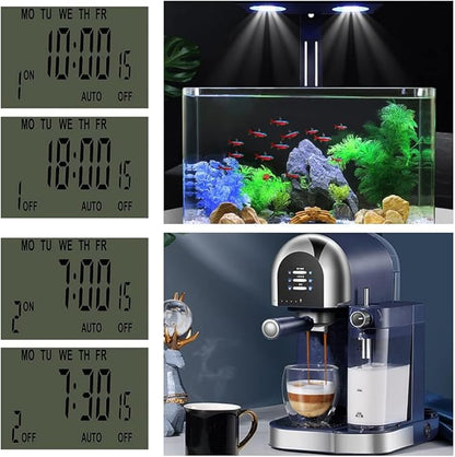 Digital Plug-in Timer Outlet Socket 20 on/Off Programmable Timer Switch 24 - Image 3