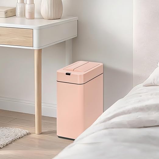 Sensor Trash Can with Butterfly Lid 2.6 Gallon Rectangular Automatic Garbage Can - Image 7