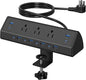 Jgstkcity 130W Desk Clamp Power Strip, 12 USB Ports, Surge Protector, ETL by Jgstkcity