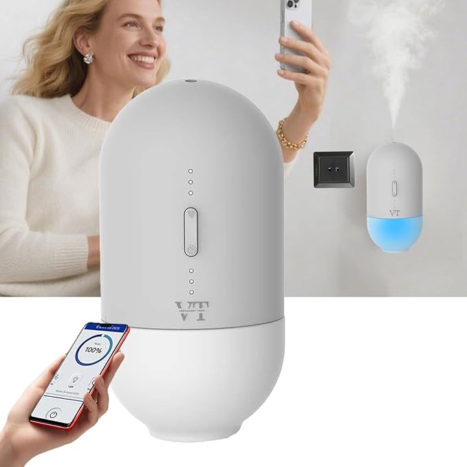 Plug in Waterless Oil Diffuser and 5 OZ Essential Oil by VTVERYSCENTTECH