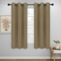 Easy-Going Blackout Curtains for Bedroom, Solid Thermal Insulated Grommet and by Easy-Going