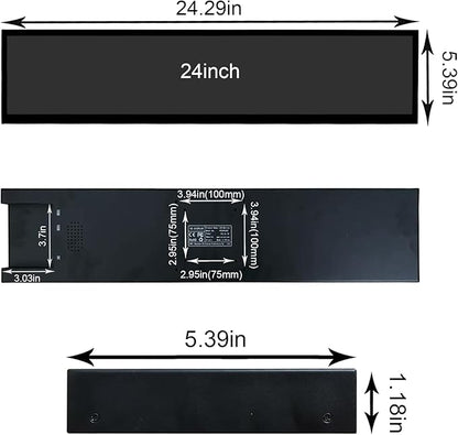VSDISPLAY 24 Inch Ultra Digital Signage 1920x360 Resolution IPS Display - Image 6