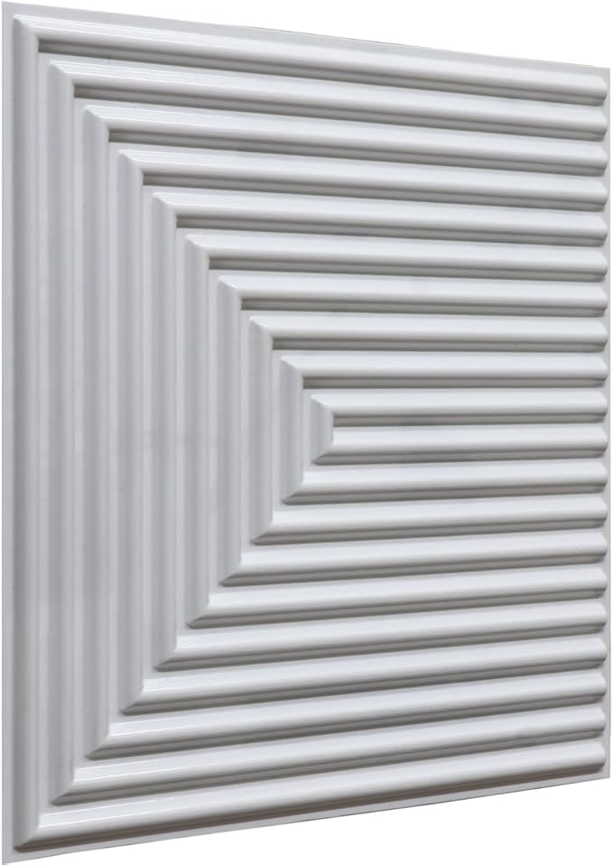 From Plain To Beautiful In Hours 9004 Depth Tier PVC 12 in x 12 in Peel and - Image 2