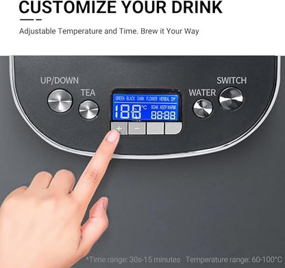Joydeem Hot Tea Maker, Glass Electric Kettle - Image 4
