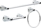 franklin brass 3-piece polished chrome bathroom set towel, main product view