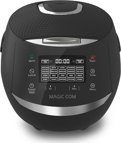 MAGiC COM multi-Functional Digital Rice Cooker 10 Cup Uncooked, 15-in-1 by MAGiCCOM