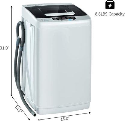 Giantex Full Automatic Washing Machine, 2 in 1 Portable Laundry Washer - Image 7