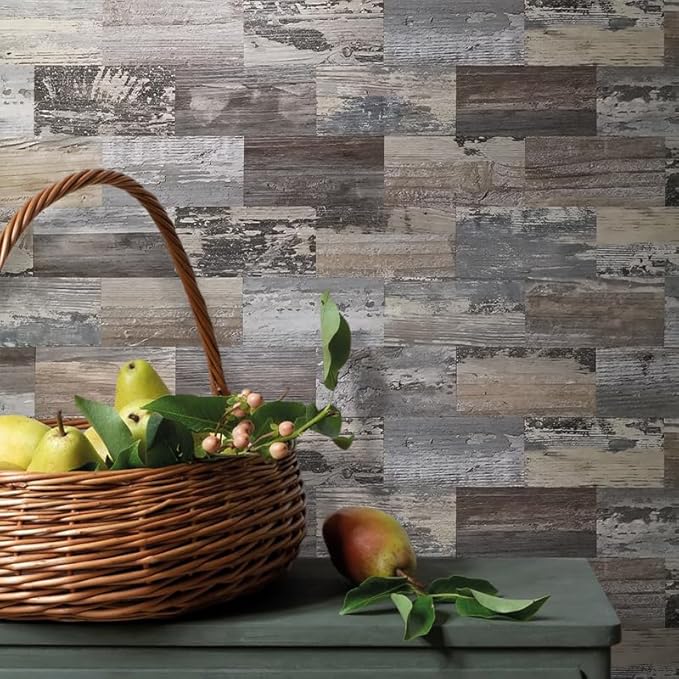 AULIGET Peel and Stick Backsplash PVC Tile, 4 Pieces - Image 4