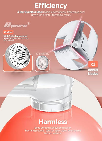 Bymore Fabric Shaver, Lint Remover, Lint Shaver Defuzzer Sweater Shaver - Image 3
