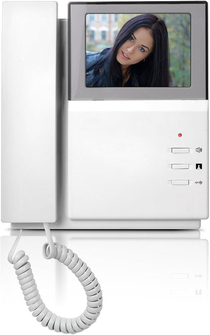 AMOCAM Video Door Phone System, 4.3 Inches Clear LCD Monitor Wired Video - Image 8