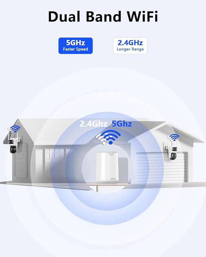 WEILAILIFE 【Auto Tracking & 2-Way Audio】 Security Cameras Wireless Outdoor - Image 8