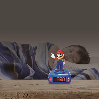 LEXiBOOK, Super Mario, Mario Nightlight Alarm Clock, Sounds and Melodies - Image 3
