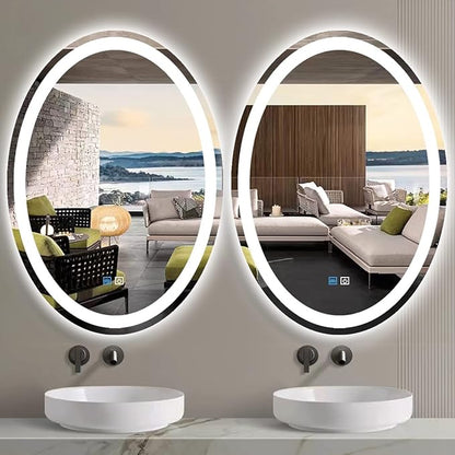 24 x 32 Inch Oval Vanity Mirror - Image 7