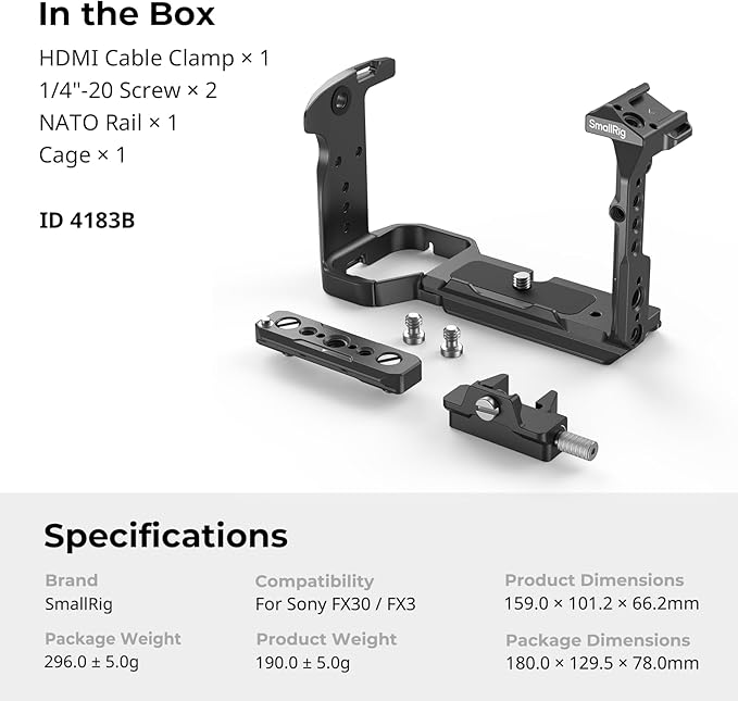 SmallRig Cage for Sony FX30 FX3 FX3A - Image 10