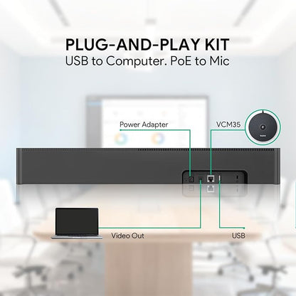 Yealink UVC40 E2 and Expansion Mic HD Video and Audio Conferencing System Bundle - Image 5