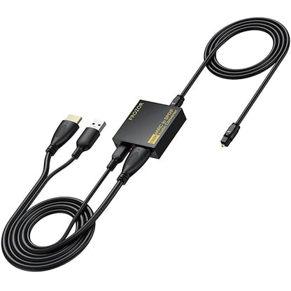 PROZOR eARC/ARC to Optical Audio Extractor, Enhanced eARC Audio Converter by PROZOR