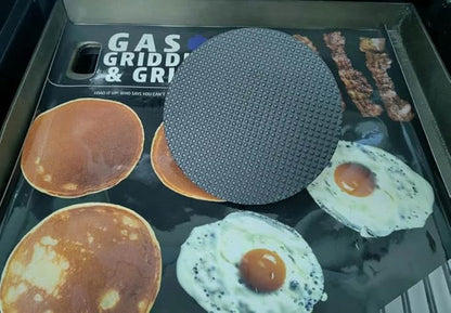 Firsgrill Burger Press 7.08" Round, Heavy-Duty Cast Iron Smash Burger Press - Image 4