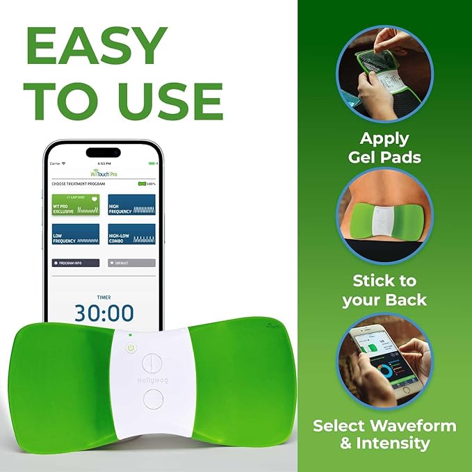 WiTouch Pro Bluetooth TENS Unit – Wireless Lower Back Pain Relief Device | - Image 6