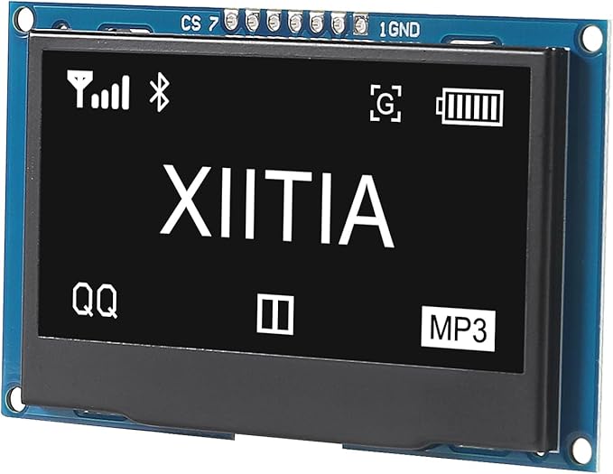 XIITIA 2pcs 2.42 inch 128x64 OLED LCD Display Module SSD1309 7 Pin SPI/IIC I2C - Image 5