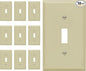 ENERLITES Toggle Light Switch Wall Plate, Gloss Finish, Size 1-Gang 4.50" x by Enerlites