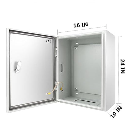 Outdoor Electrical Box, Steel Junction Box 16X16X8'', NEMA 4X Electrical - Image 9