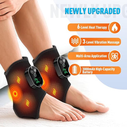 2-Pack Cordless Foot Massager for Neuropathy, Foot and Ankle Massager, Ankle - Image 2