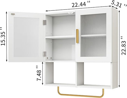 Wall Mounted Bathroom Storage Cabinet Medicine Cabinet - Image 2