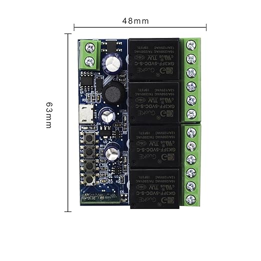 Ewelink WiFi Wireless Smart Relay Module USB 5v 4 Channel Inching Self-Lock - Image 9