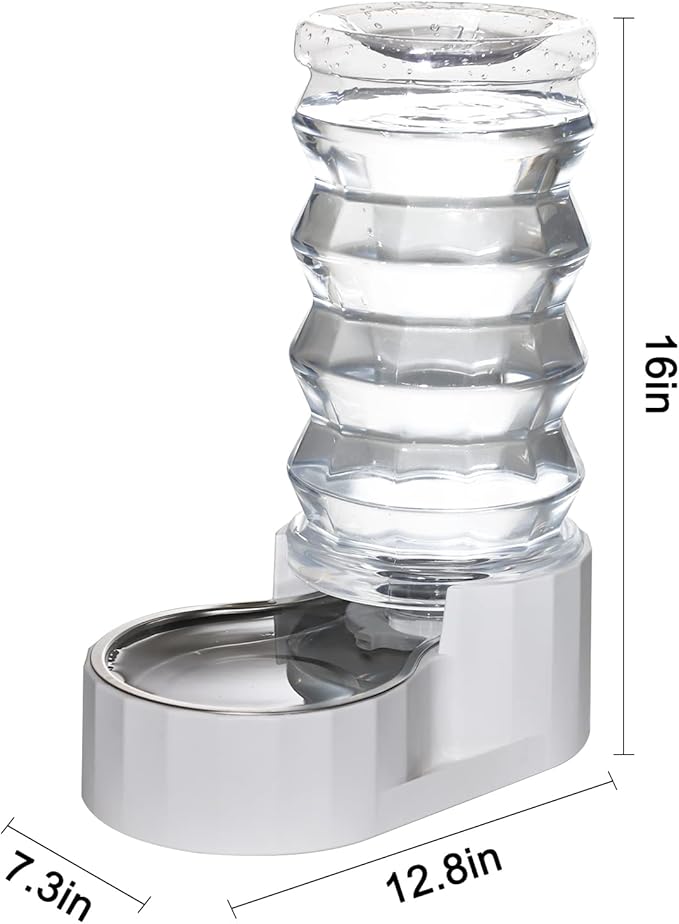 RIZZARI Large Gravity Water Dispenser: 8L Automatic Water Feeder - Image 2