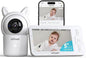 ieGeek Baby Monitor with Camera and Audio, Upgraded Night Vision/PTZ/2-Way by ieGeek